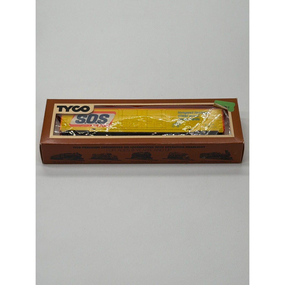 Tyco HO Scale‎ SOS Steel Wool Soap Pads Boxcar Vintage Model Train in Box